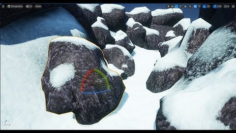 Snowy Rock Triplanar Shader | Unreal Engine