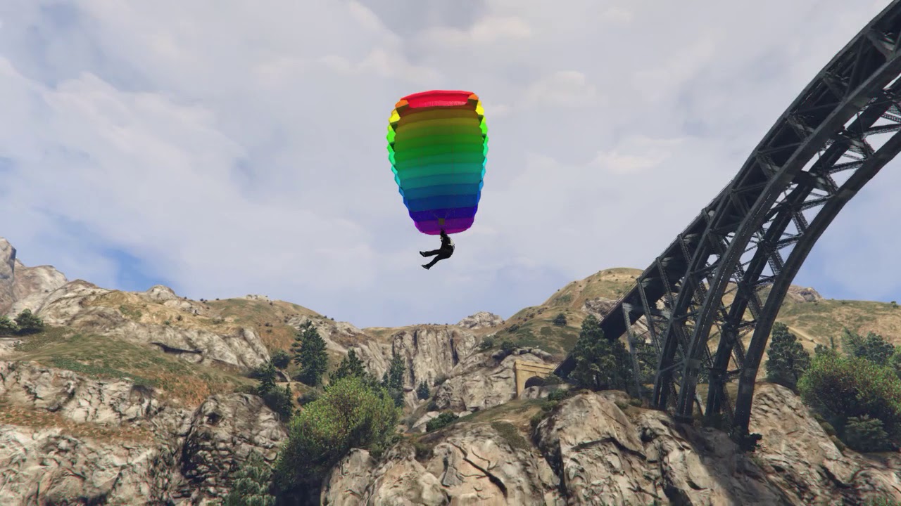 Gta 5 skydive YouTube
