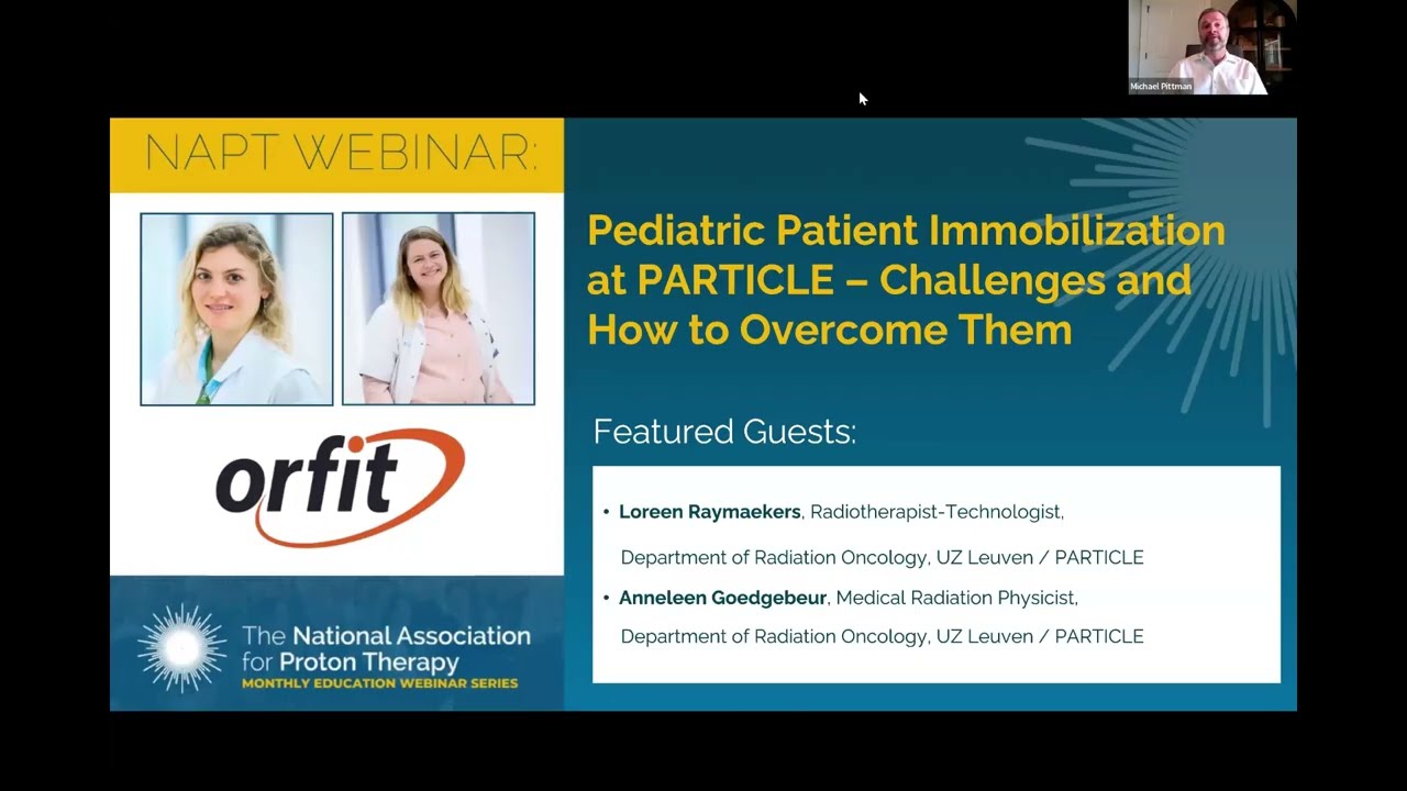 NAPT Webinar: Pediatric Patient Immobilization at PARTICLE – Challenges and How to Overcome Them.