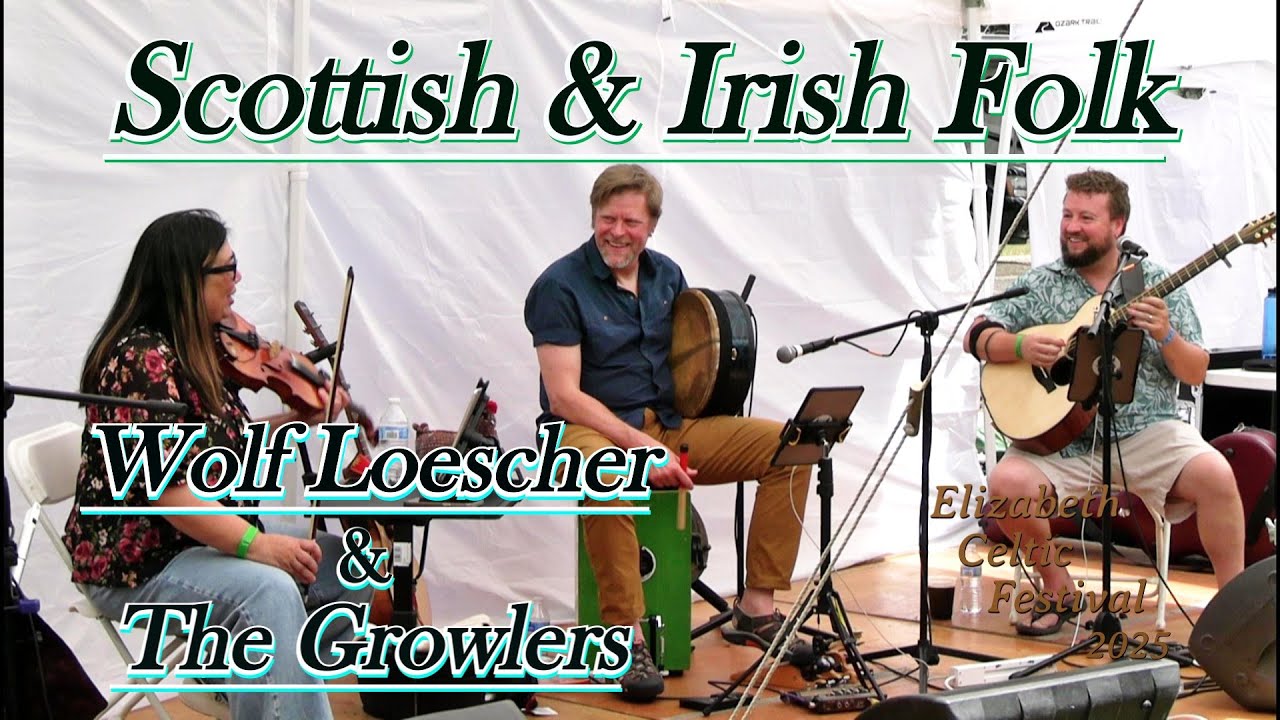 Wolf Loescher & The Growlers singing Scottish/Irish songs at The Elizabeth Celtic Festival-ECF