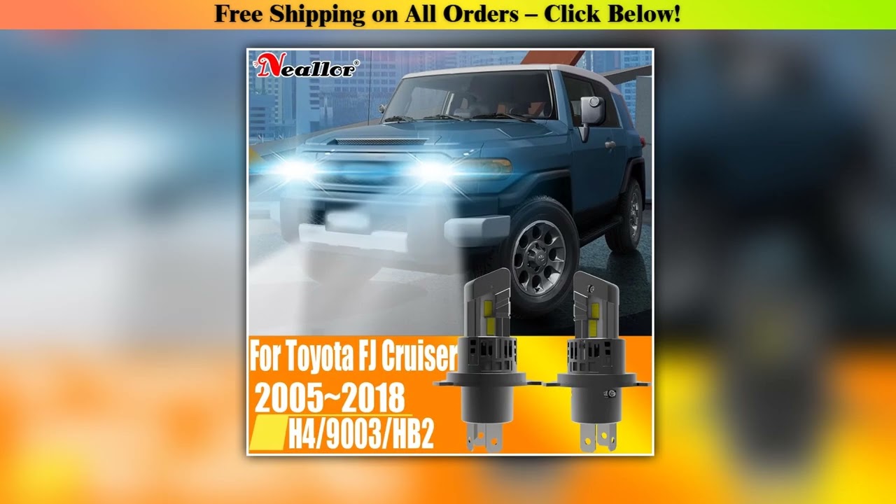 H4 HB2 9003 Led Headlight Canbus No Error Car Bulb High Power White Fog Light Diode Lamp 12v 55w Fo