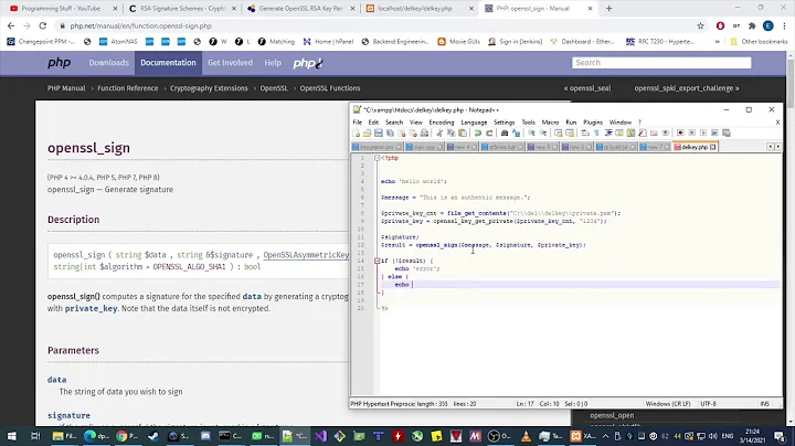 Verify digital signature, signed by PHP and OpenSSL using C++ and Crypto++.