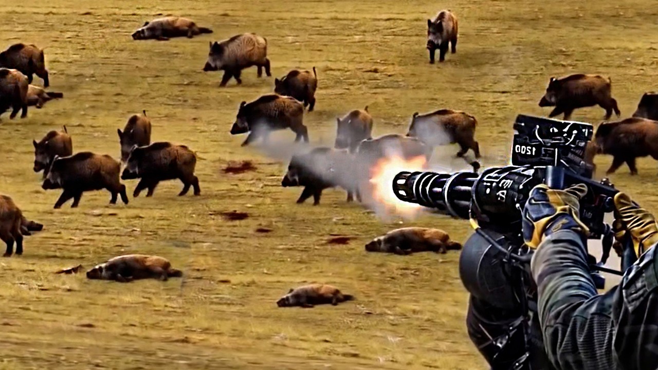 Exploding Wild Boar WHO WINS! The never-ending struggle between farmers and harmful wild ...