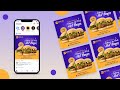 Social media post design  burger fast food post design  illustrator tutorial  osdc