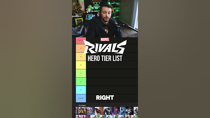 Marvel Rivals DEFINITIVE HERO TIER LIST