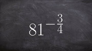 How to evaluate a number raised to a negative rational exponent