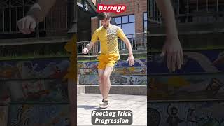 Footbag Trick Progression | Clipper to Flurry
