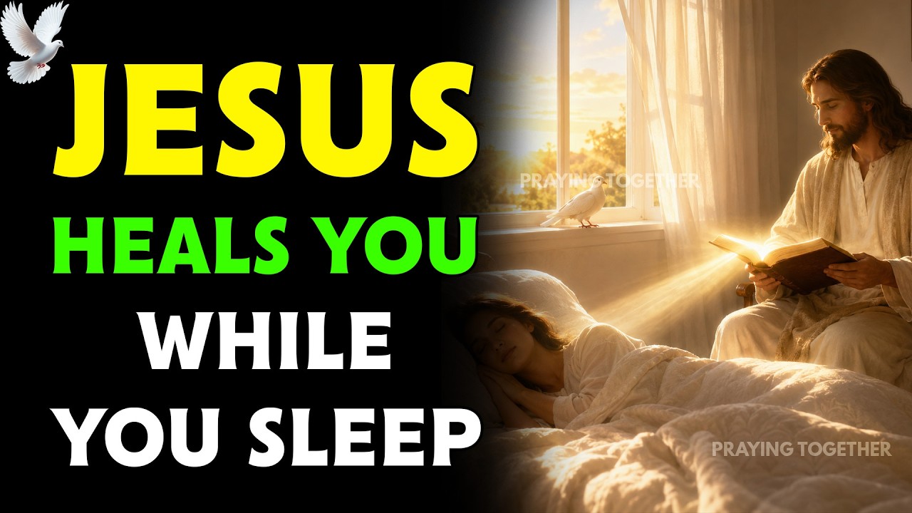 JESUS HEALS YOU WHILE YOU SLEEP | LISTEN TO THIS NIGHT PRAYER AND WAKE ...