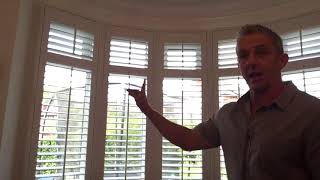 Curved Bay Shutter Demo  Shutter Me Beautiful