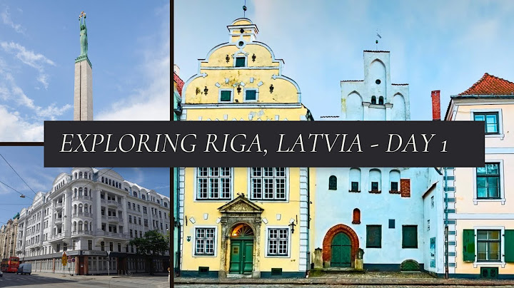 Exploring Riga, Latvia - Day 1 // Baltic Sea Cruise Vlog