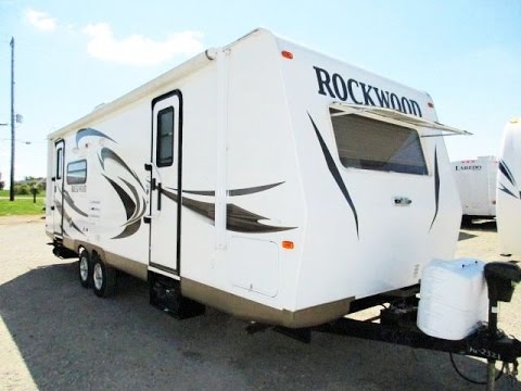 rockwood travel trailer rear living