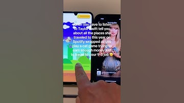 Listening to Taylor Swift tell me how great she is on my Spotify wrapped as I play my cat game