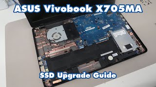 ASUS Vivobook X705MA - SSD Upgrade Guide