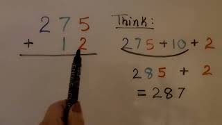 Mental Math Tricks, Count Up by Place Value to Add