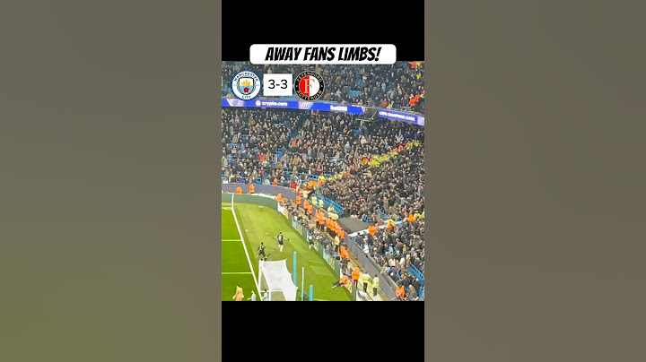 Feyenoord | Away Fans Limbs at Manchester City #feyenoord #footballshorts