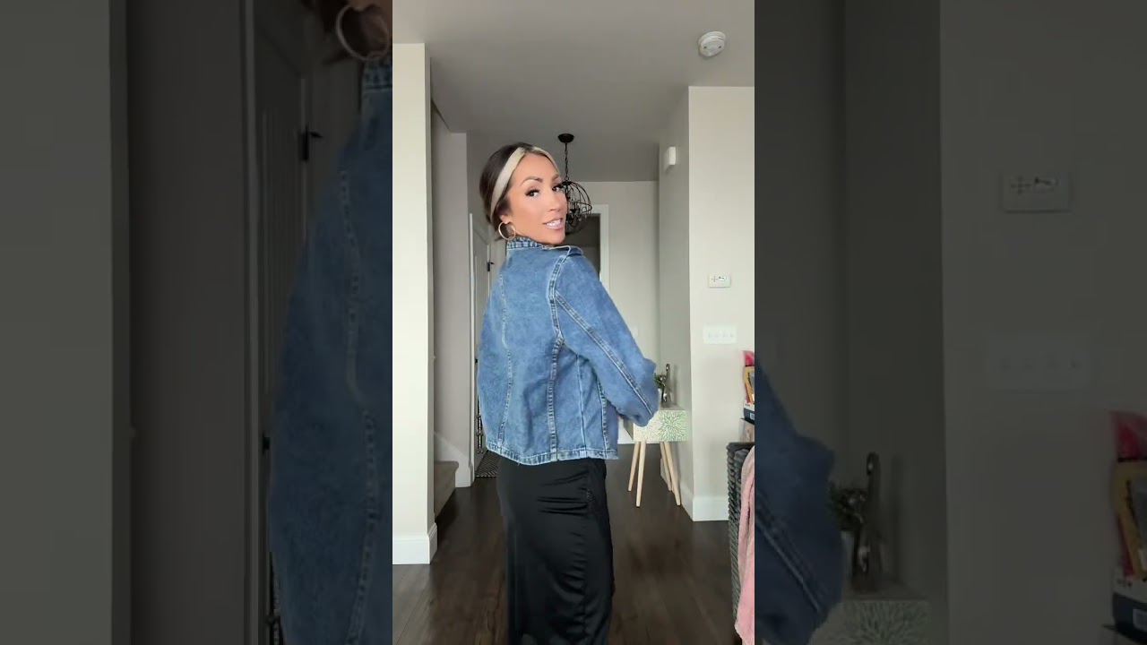 A denim military jacket…