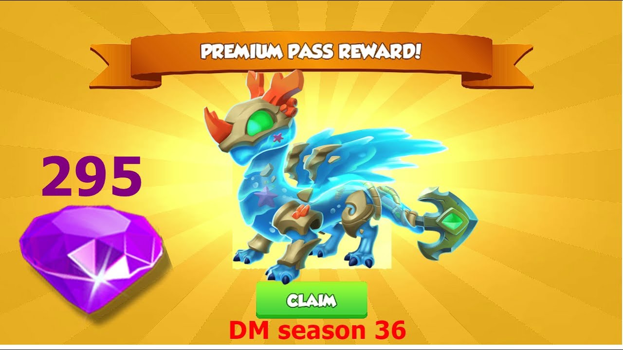 295 Gems and Flotsam Dragon-Dragon Mania legends | Dragonmaster Pass event season 36 | DML