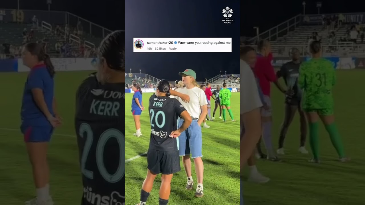 Is Sam forgiven, Sam Kerr? 🤭