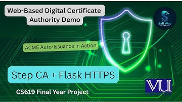 Web-Based Digital Certificate Authority Demo | Step CA + ACME Auto-Issuance | VU CS619 Project
