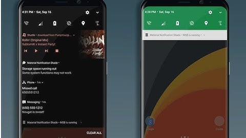 How to Customize notification bar  without Root in Mi A1 or any stock Android