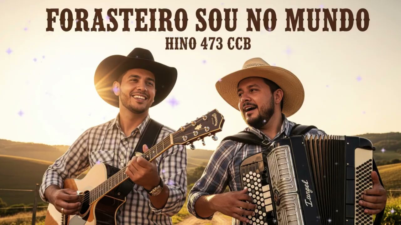 CCB SERTANEJO - FORASTEIRO SOU NO MUNDO - HINO 473