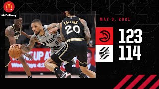 Trail Blazers 114, Hawks 123 | Game Highlights by McDelivery | May 3, 2021