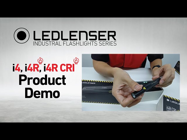 Fantasifulde gammel kvarter Ledlenser Industry Series Rechargeable Torch Flashlight - i4, i4R, i4R CRI  - Malaysia Bright LED - YouTube