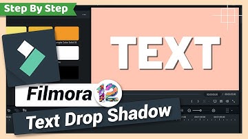 Text Drop Shadow Effect | Filmora 12 & 13 Tutorial