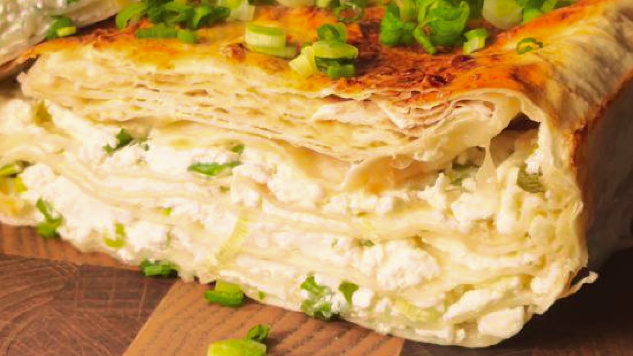 Nur Hüttenkäse und Tortilla... Unglaublicher Kuchen