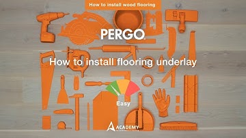 How to install flooring underlay | Tutorial by Pergo