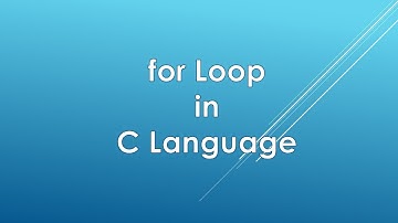 for Loop in C Language in Urdu/Hindi