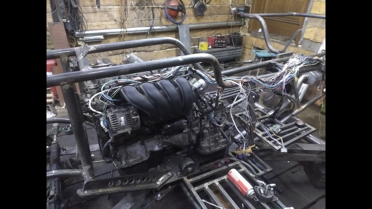 Рулевая рейка на самодельной квадроцикл и изменение кастера. - YouTube