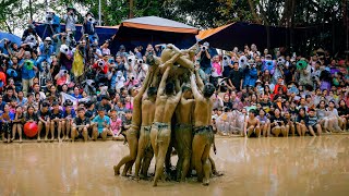 Wrestling on muddy field  Festival to pray for water sources in Vietnam | SAPA TV