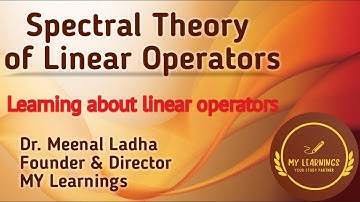 #2: Learning about linear operators