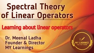 #2: Learning about linear operators