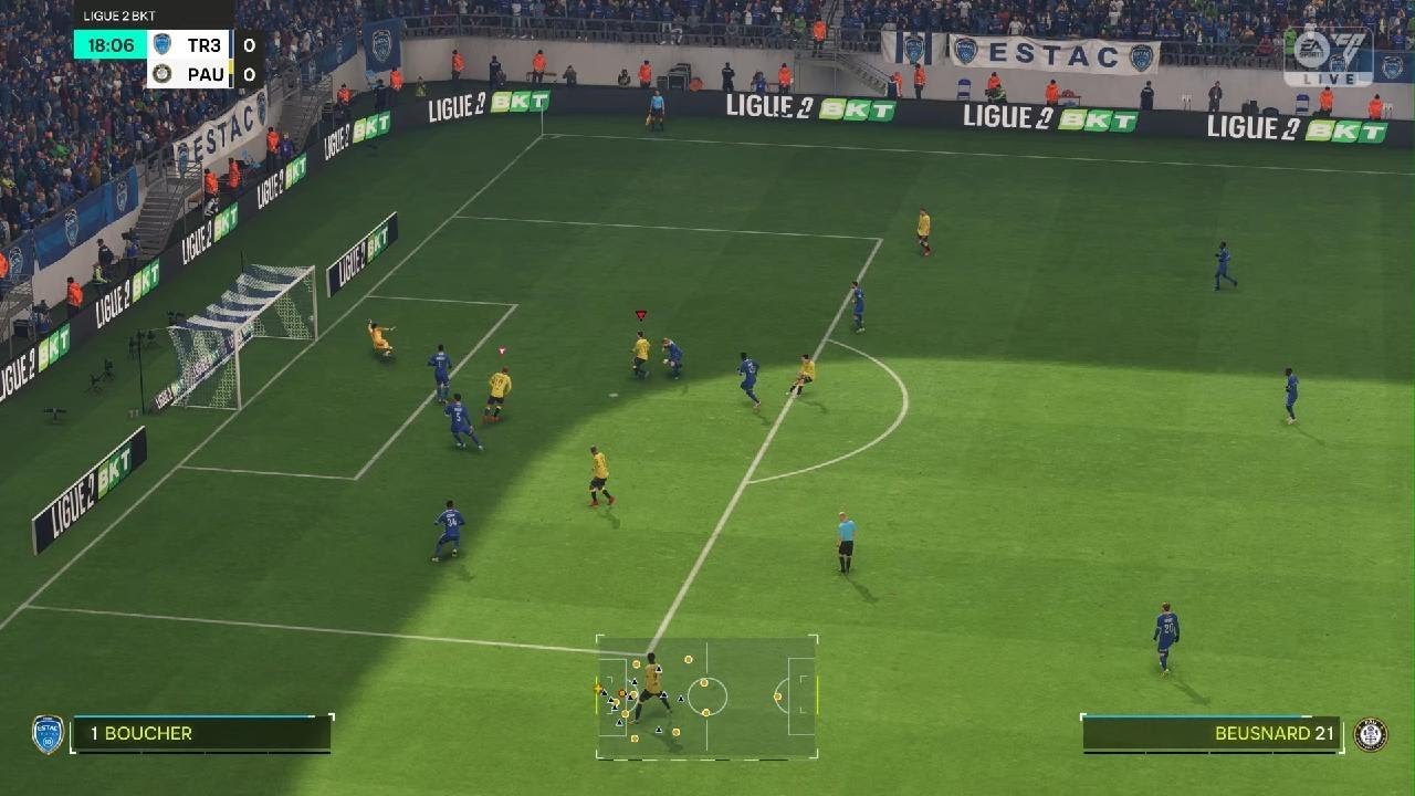 FC 25 Estac De Troyes VS Pau FC