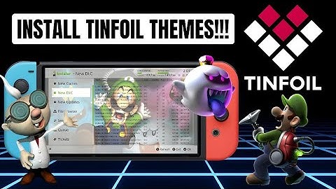 How to install Tinfoil themes on the Nintendo Switch!!!
