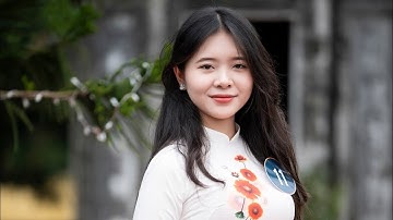 Chung kết Áo dài Hoa cúc biển 2023 - Phần trình diễn Áo dài của SBD 11 - Hoàng Thị Lâm Huyền