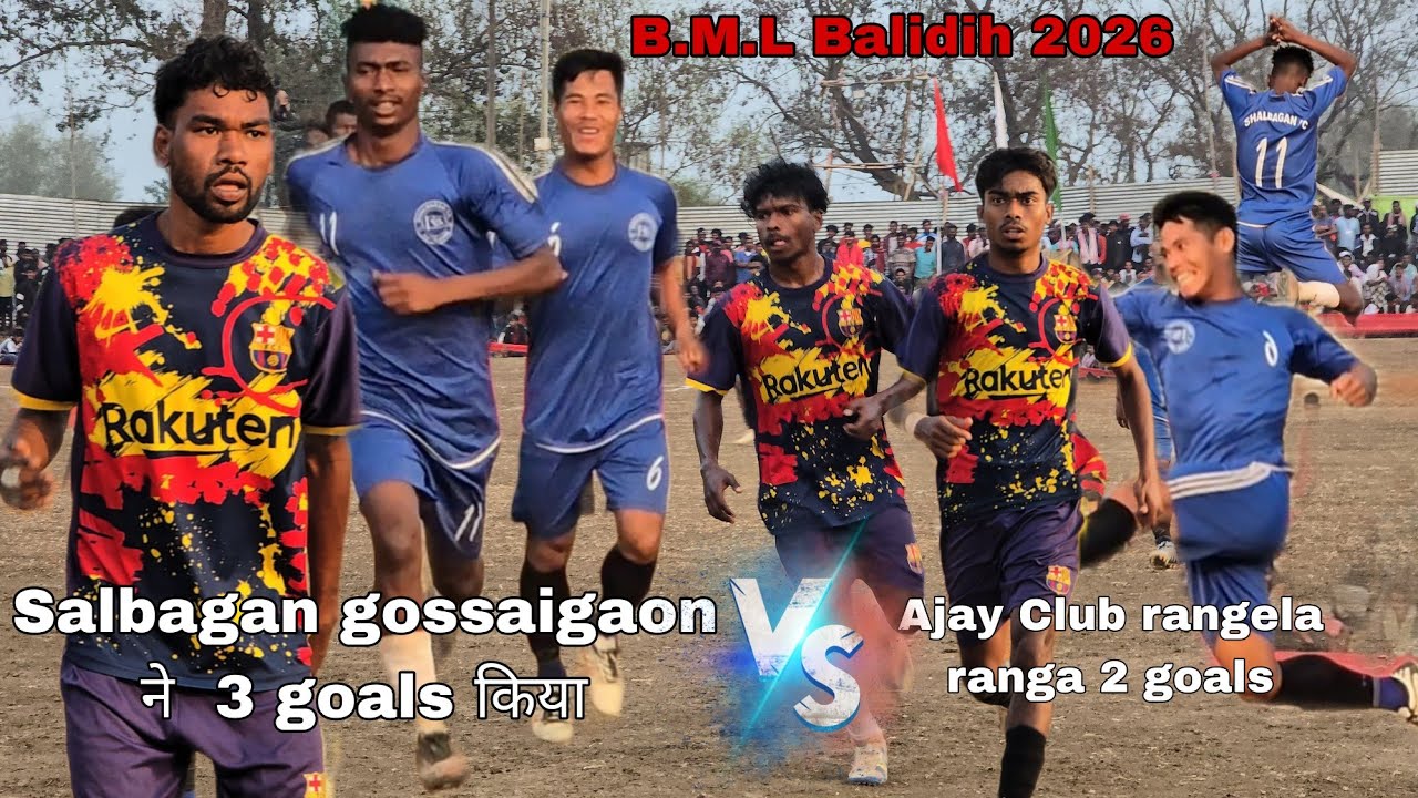 Salbagan F.C gossalgaon(03) VS Ajay Club rangela ranga(02). 2nd quarter. At: B.M.L Balidih 2026