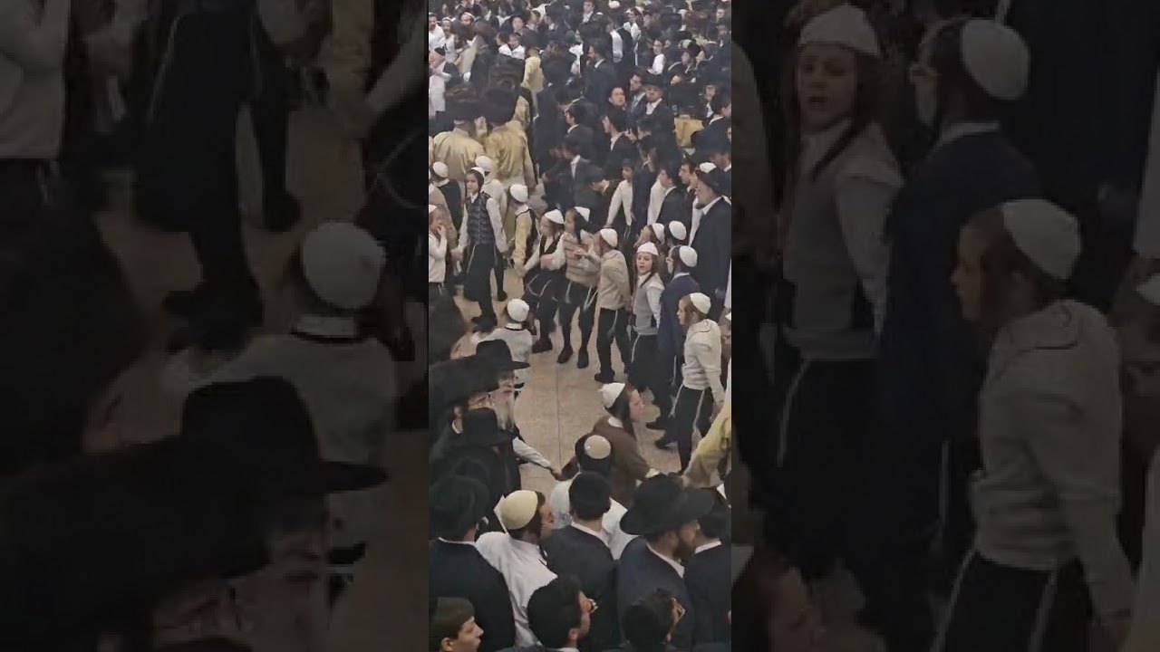 Toldos Aharon - Simchas Beis Hashoeva 2025 |  שמחת בית השואבה בחצר הקודש תולדות אהרן תשפ"ו