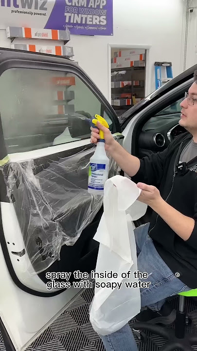 Remove Tint BEST Way to do it #diy #tint #cars #windowtint