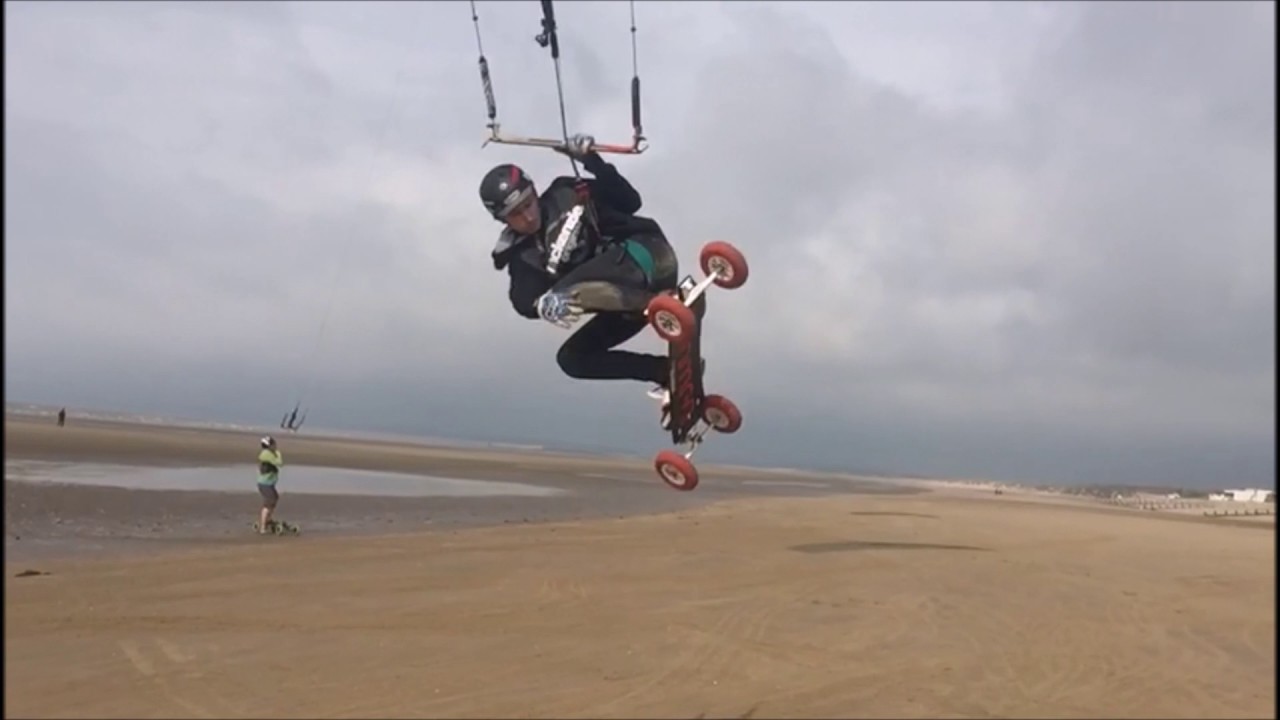 camber kite landboarding YouTube