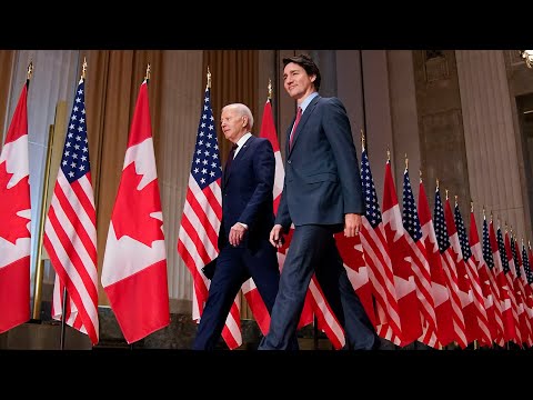 Prime Minister Justin Trudeau, U.S. President Joe Biden take questions at press conference