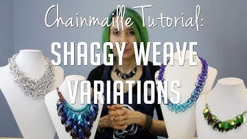 How to: Shaggy Loops & Shaggy Scales Variations Tips (Chainmaille Jewelry Tutorial)