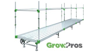 Stainless Steel Rolling Bench Installation Video -  Grow Pros Solutions