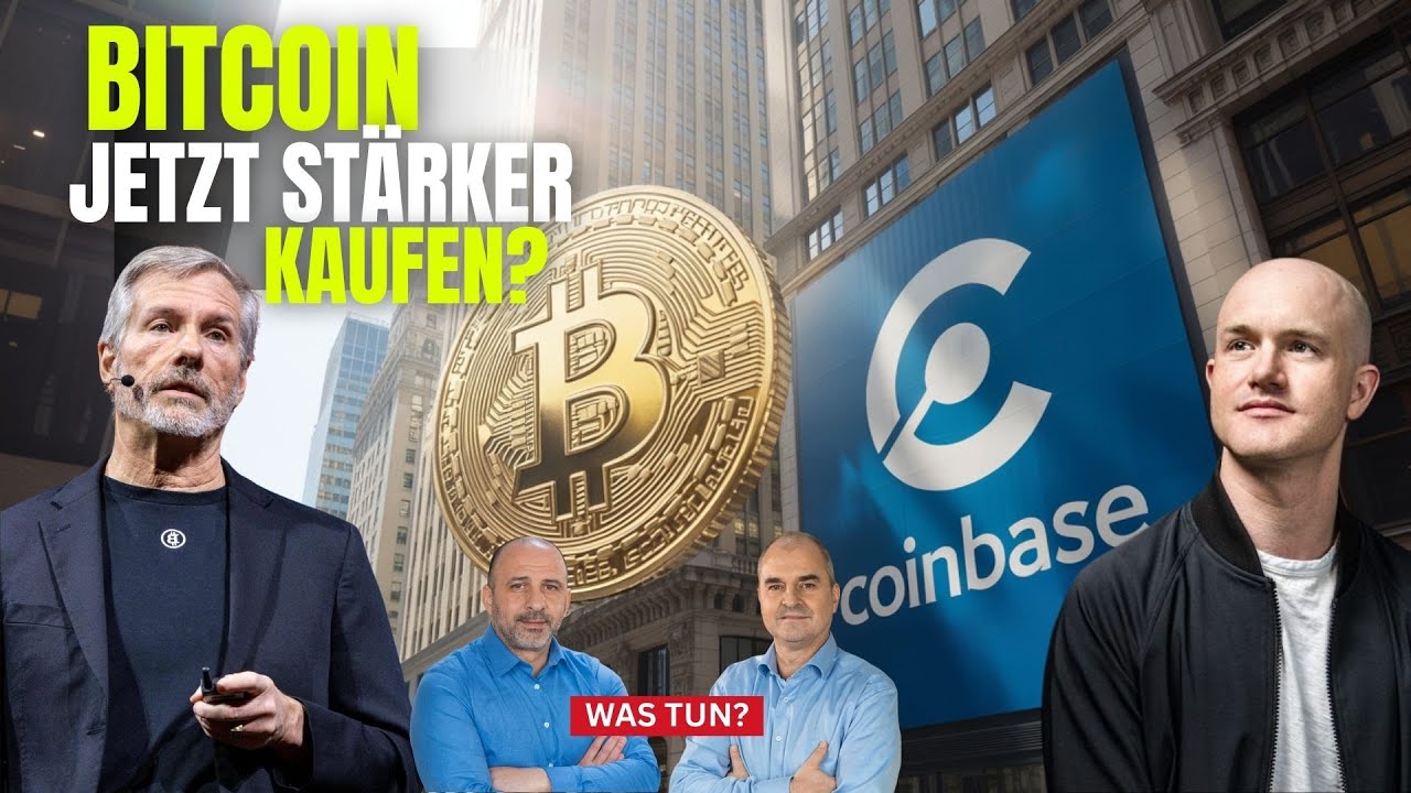 Bitcoin steht kurz vor einem Bullrun! Strategy, Coinbase, Gold im Check