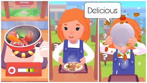 The cook-3D cooking game walkthrough level 1-10 levels