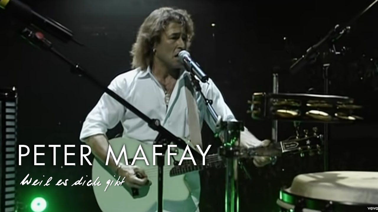Peter Maffay Weil es dich gibt (Live 1996) YouTube Peter Maffay Weil es dich gibt (Live 1996) YouTube