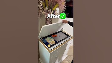Secure your valuables in a hidden storage.🔐 #fyp #homedecor #hidden #safety #storage #money #safe