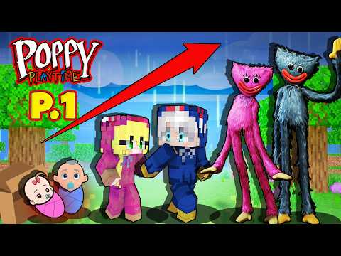 SỰ THẬT VỀ ĐỨA TRẺ MỒ CÔI BỊ BỎ RƠI TRỞ THÀNH HUGGY WUGGY VÀ KISSY MISSY TRONG MINECRAFT (PHẦN 1)